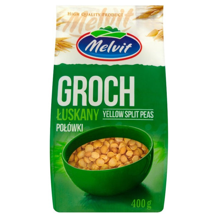 Melvit Groch Łuskany Połówki 400g