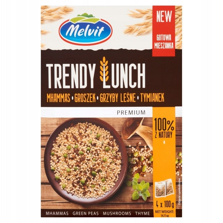 Melvit Trendy Lunch Mhammas Groszek Grzyby Leśne 400g