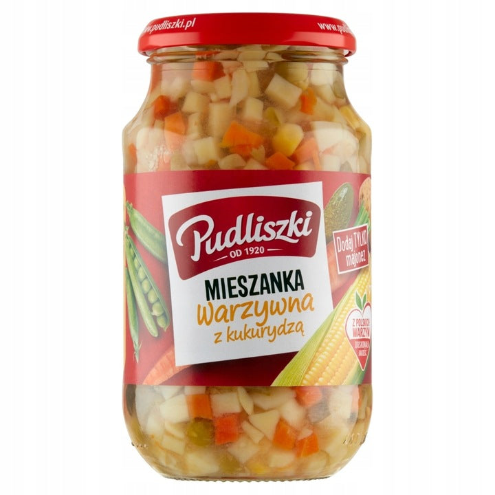 Pudliszki Mieszanka Warzywna Z Kukurydzą  450g