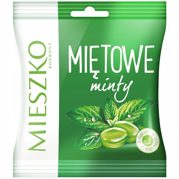 Mieszko Cukierki Landrynki Miętowe 90g