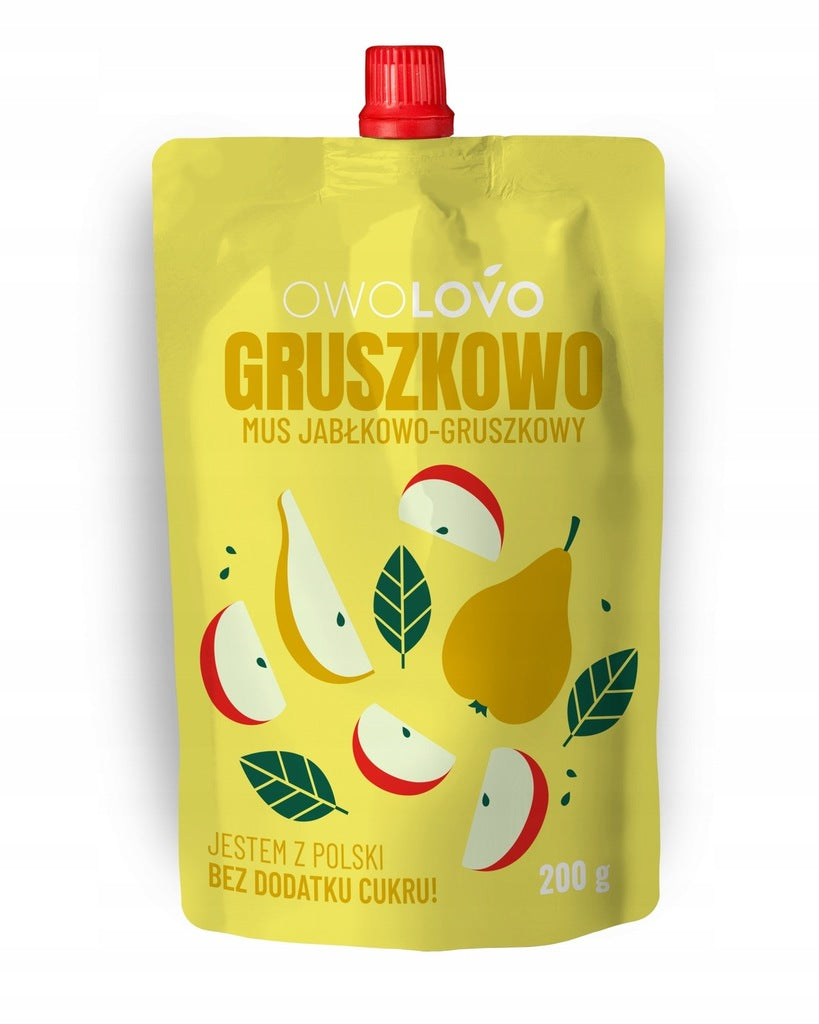 Owolovo Mus jJabłko-Gruszka 200g