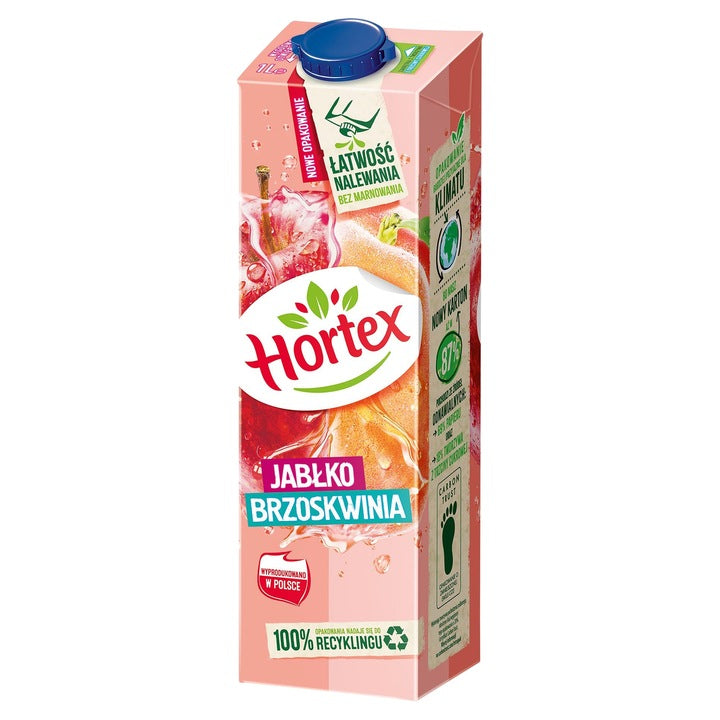 Hortex Napój Jabłko-Brzoskwinia 1l