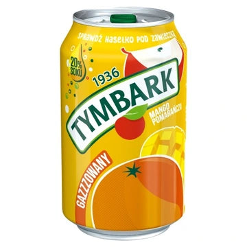 Tymbark Napój Gazowany Mango Pomarańcza 330ml