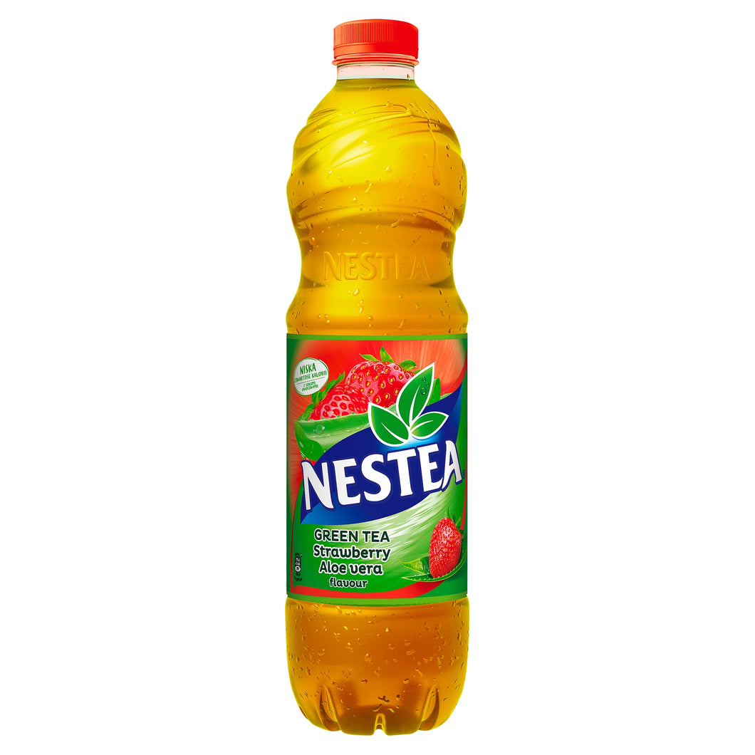 Nestea Ice Tea Zielona Herbata Truskawka Aloes 1,5l