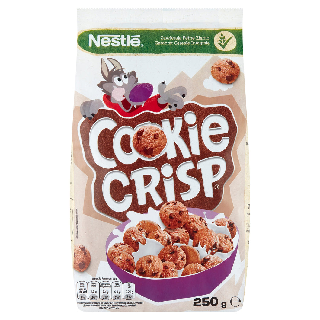 Nestle Cookie Crisp  Płatki Śniadaniowe 250g