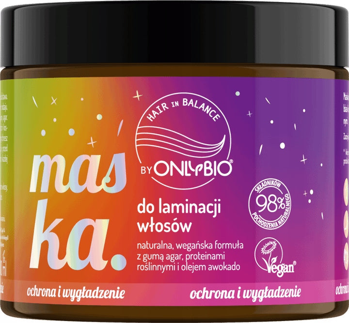 Onlybio Maska Do Laminacji Włosów 200ml