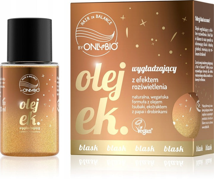 Onlybio Olejek Wygładzający Efekt Rozświetlenia 20ml