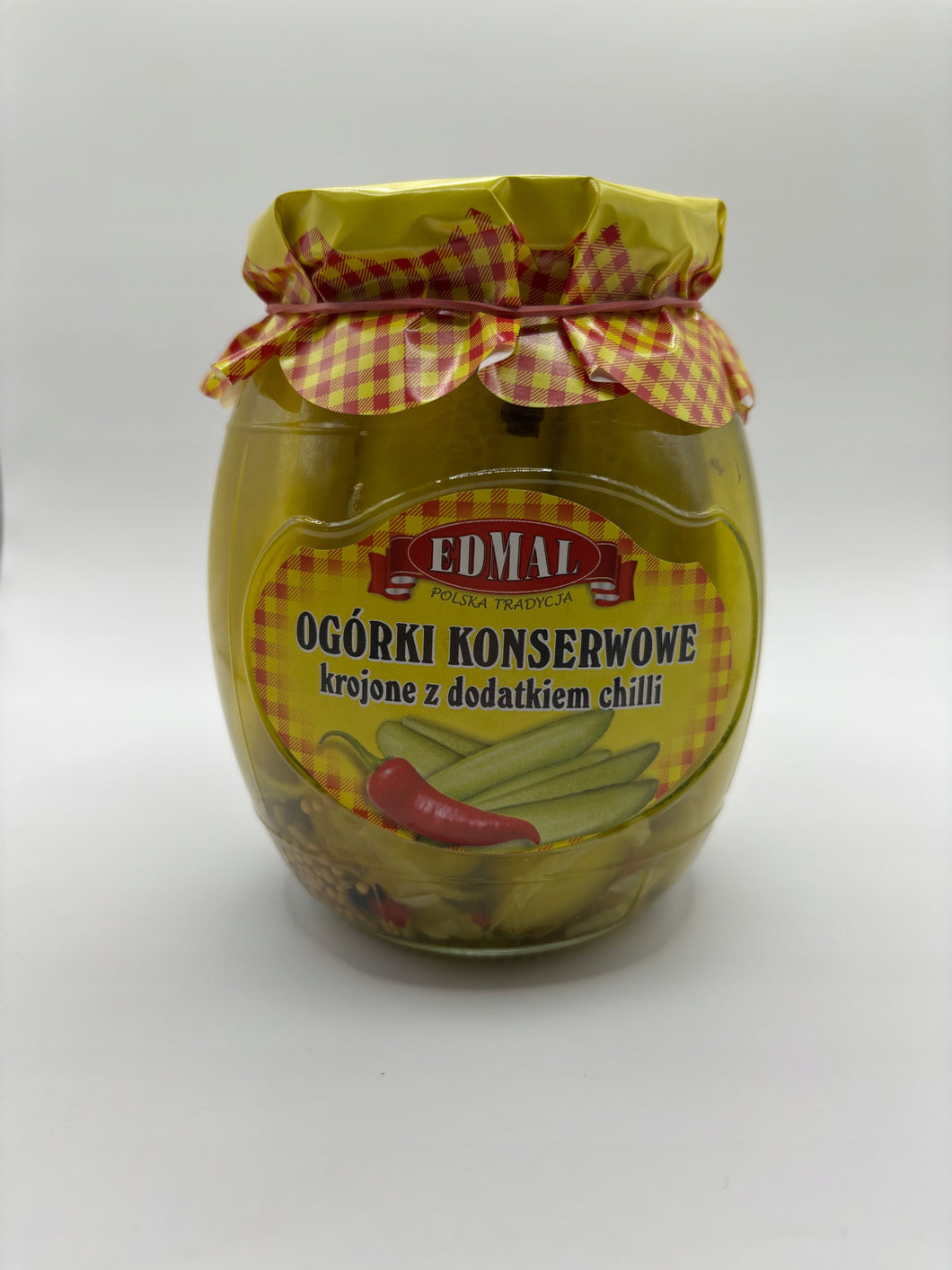Edmal Ogórki Konserwowe Z Dodatkiem Chilli 770g