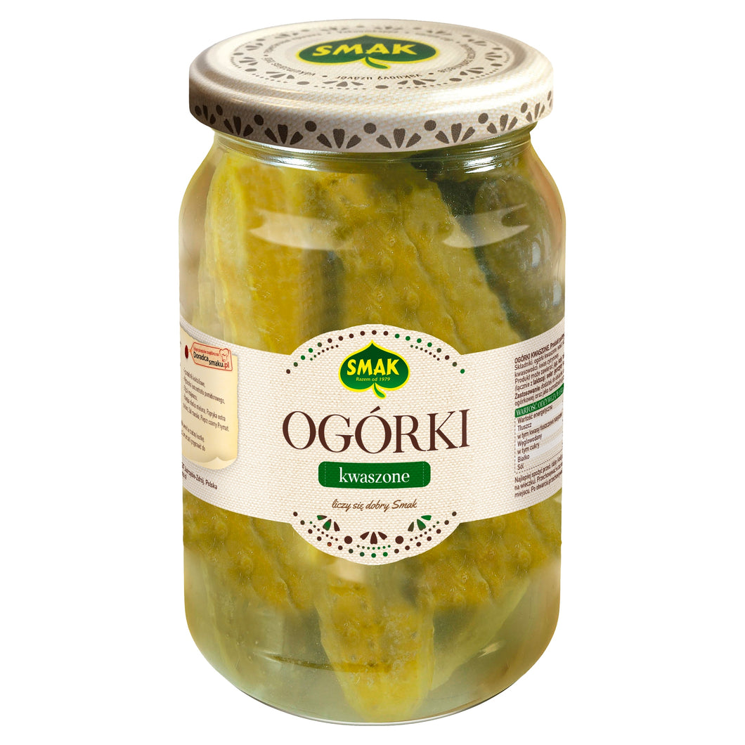 Smak Ogórki Kwaszone 900 g