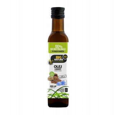 Big Nature Olej Lniany 250 ml