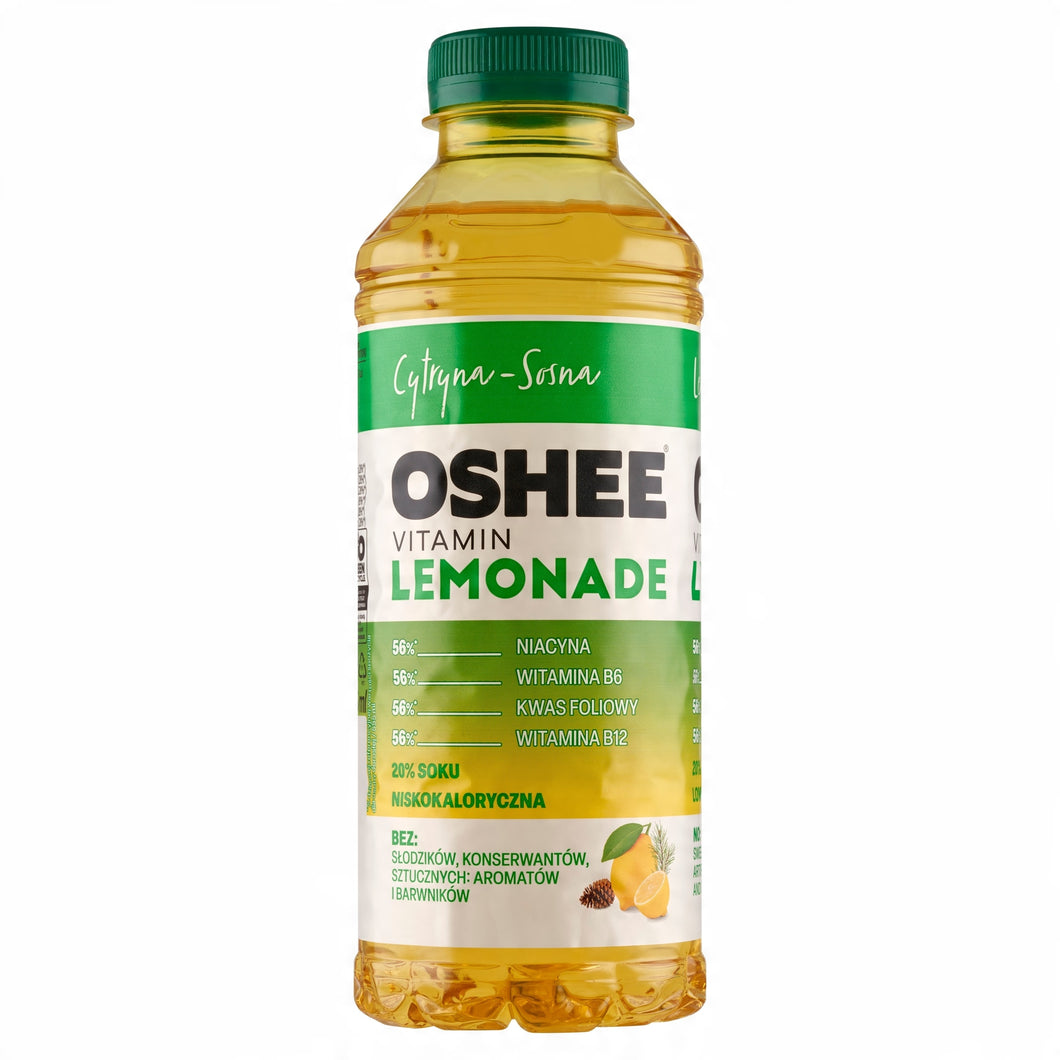 Oshee Vitamin Lemonade Cytryna - Sosna 555 ml