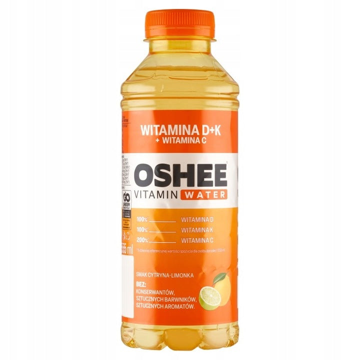 Oshee Vitamin Water  Cytryna-Limonka 555 ml