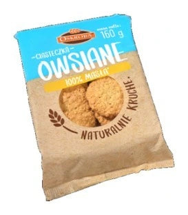 Oskrobia Ciasteczka Owsiane 160 g