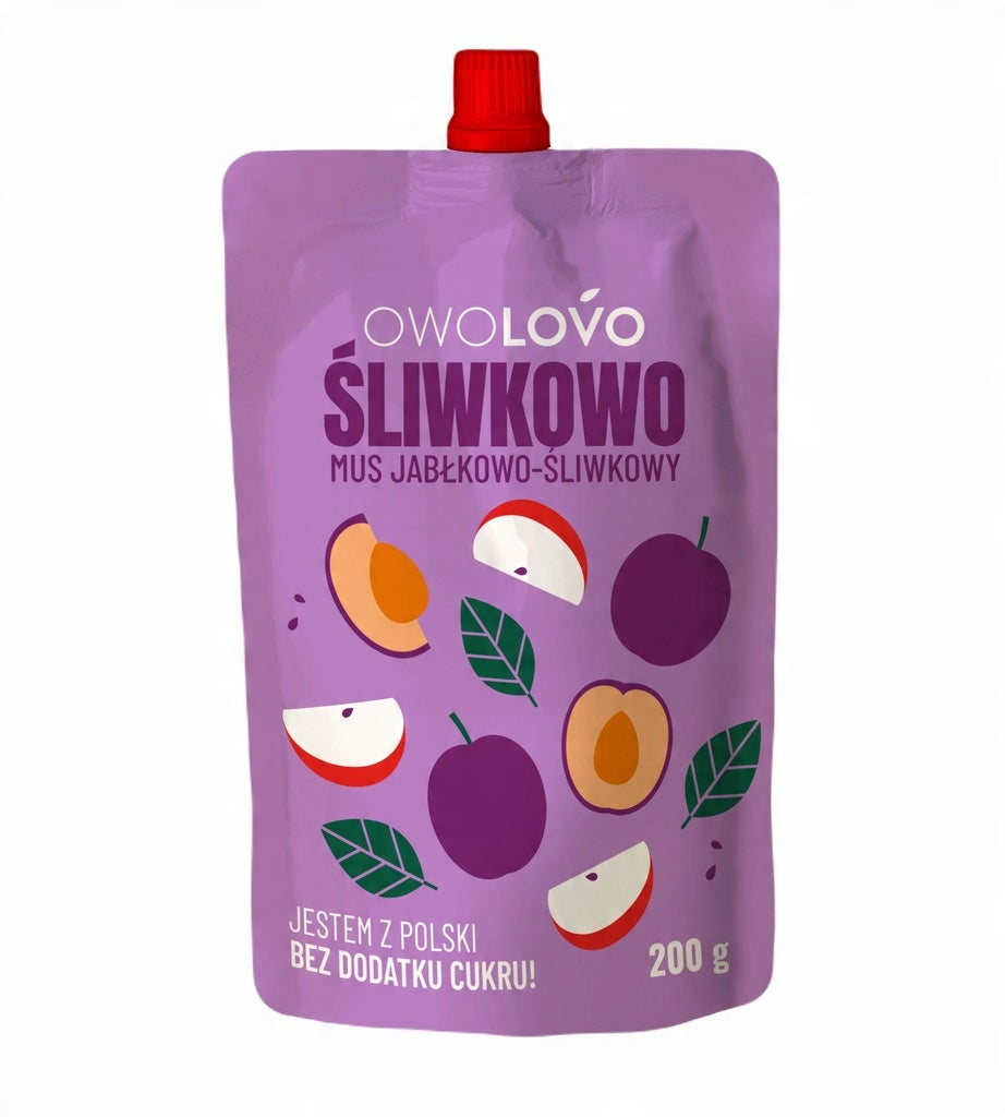Owolovo Mus Jabłkowo-Śliwkowy  200g