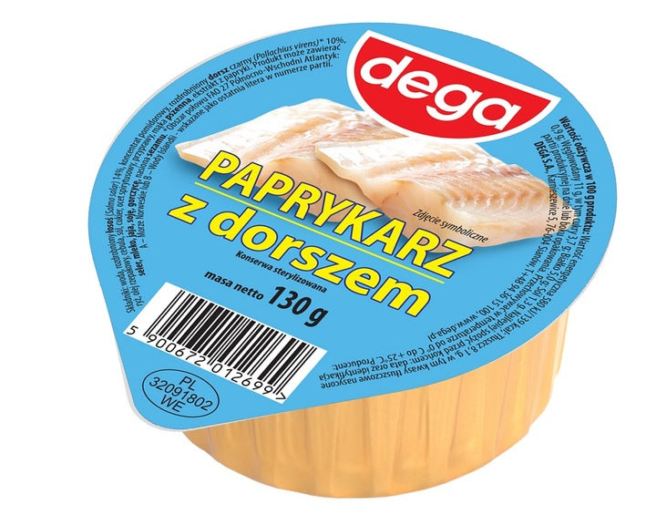 Dega Paprykarz Z Dorszem 130g
