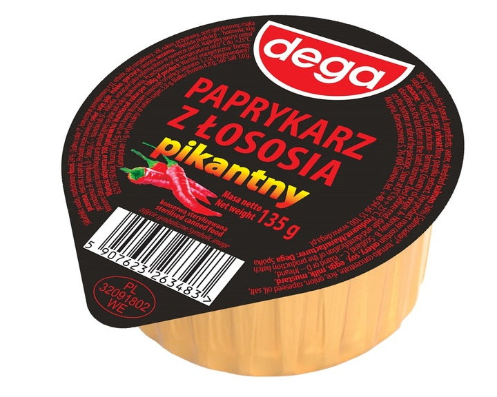Dega Paprykarz Z Łososia Pikantny 135g