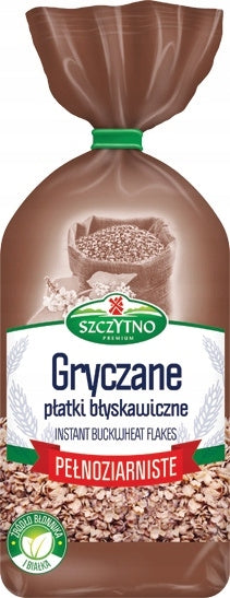 Szczytno Gryczane Płatki Błyskawiczne Pełnoziarniste 400g