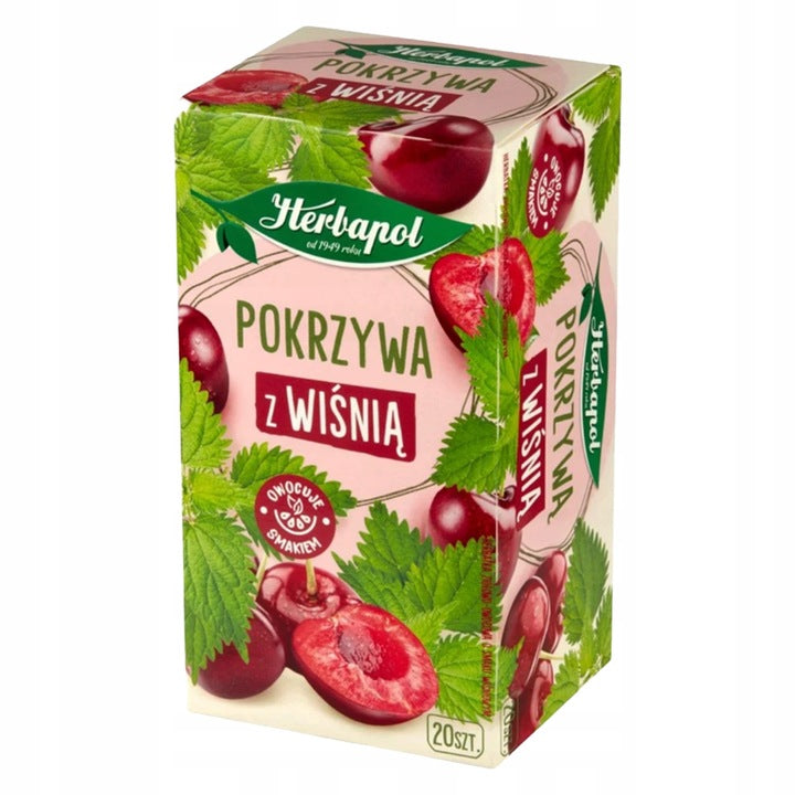 Herbapol Herbata Pokrzywa Z Wiśnią 30g