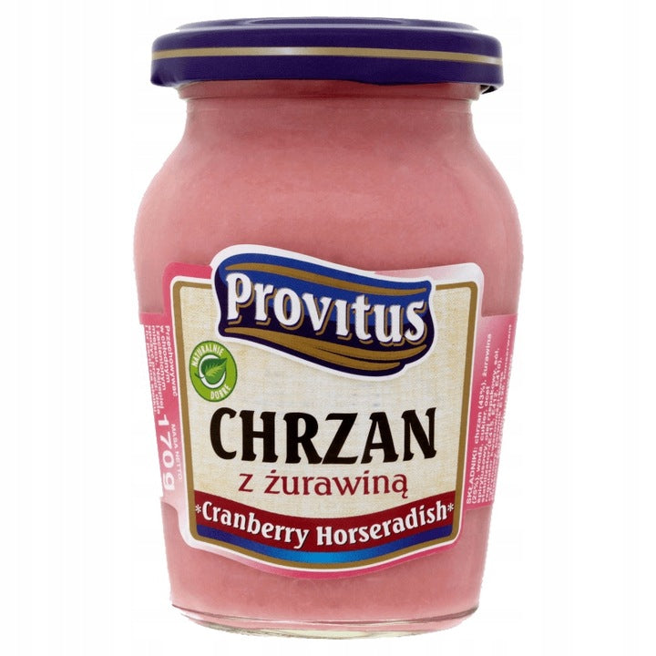 Provitus Chrzan Z Żurawiną 170g