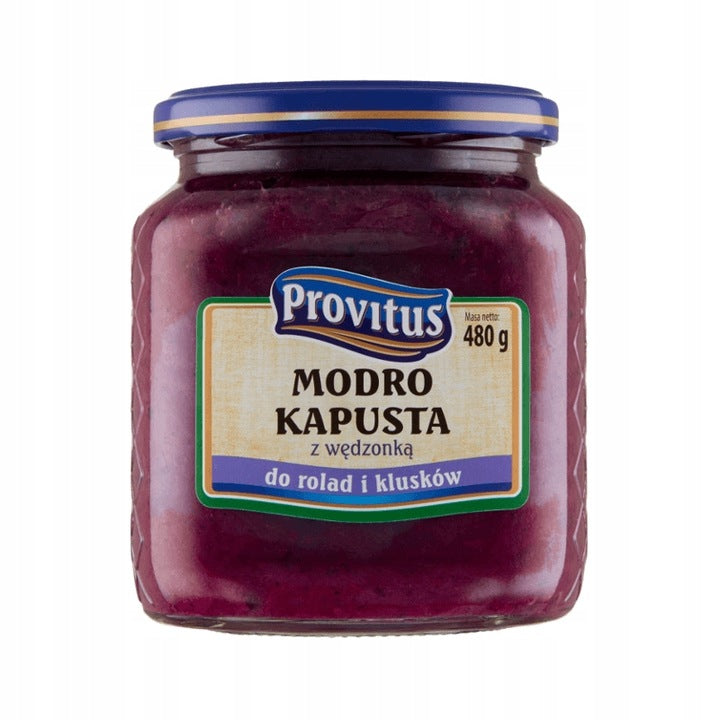 Provitus Kapusta Modro Z Wędzonką 480g