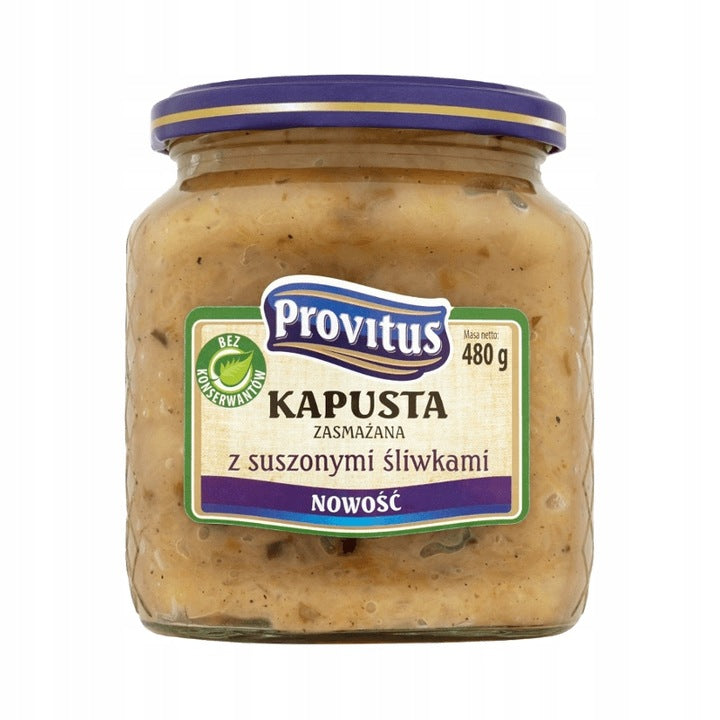 Provitus Kapusta Zasmażana Z Suszonymi Śliwkami 480g