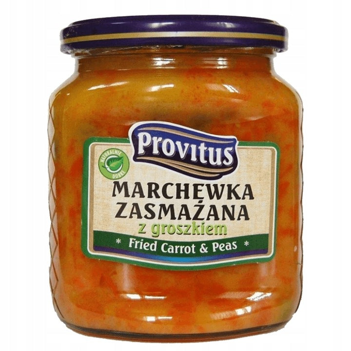 Provitus Marchewka Zasmażana Z Groszkiem 480g