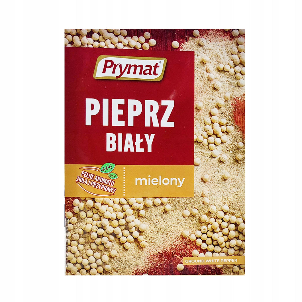 Prymat Pieprz Biały Mielony 20g