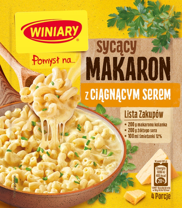 Winiary Fix Pomysł Na Sycący Makaron Z Serem 28g