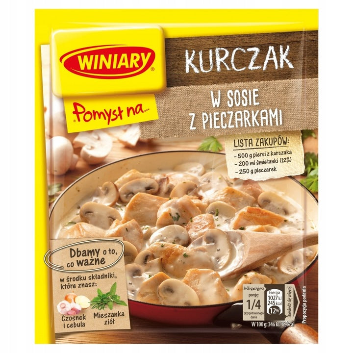 Winiary Pomysł Na Kurczaka Z Pieczarkami 32g