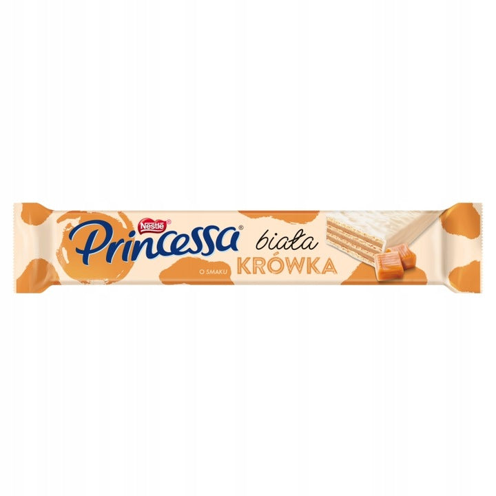 Princessa Biała Wafel O Smaku Krówki 40 g