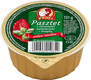 Profi Pasztet Drobiowy Z Suszonymi Pomidorami I Bazylią 131g