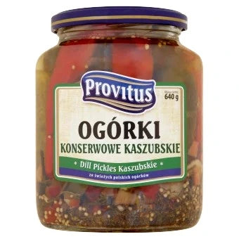 Provitus Ogórki Konserwowe Kaszubskie 640g