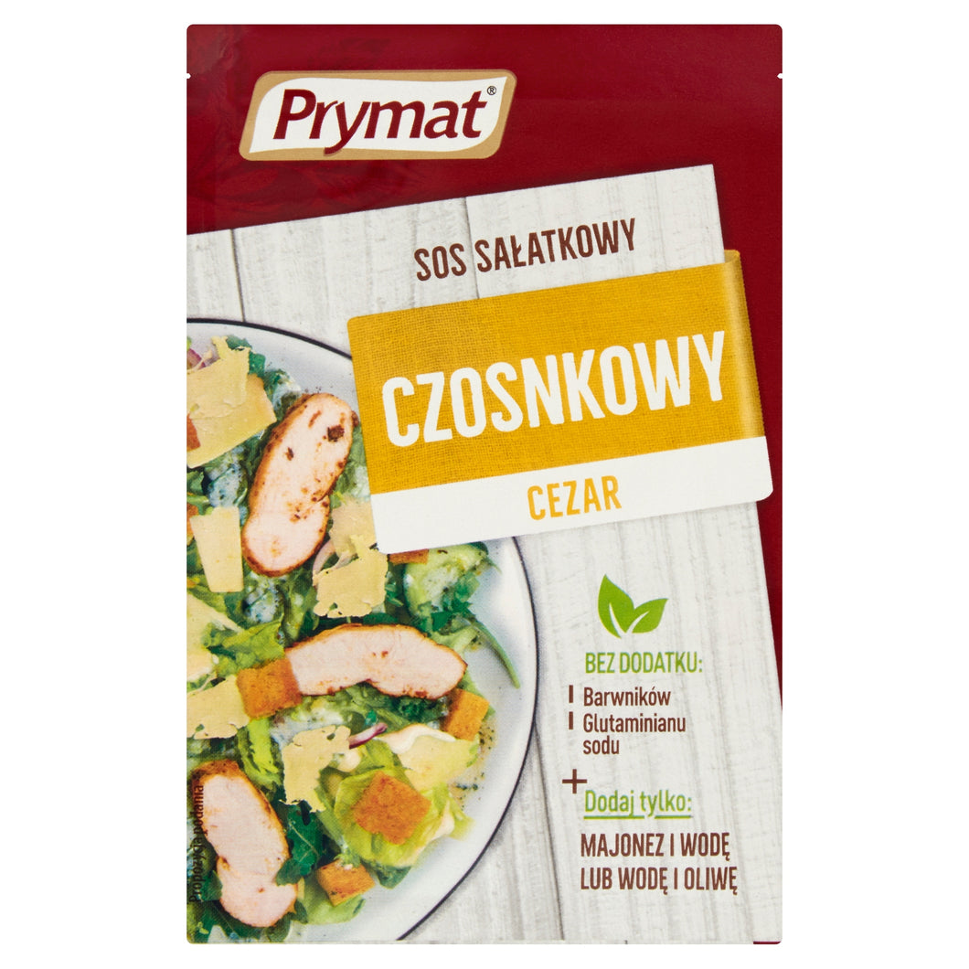 Prymat Sos Sałatkowy Czosnkowy Cezar 9g