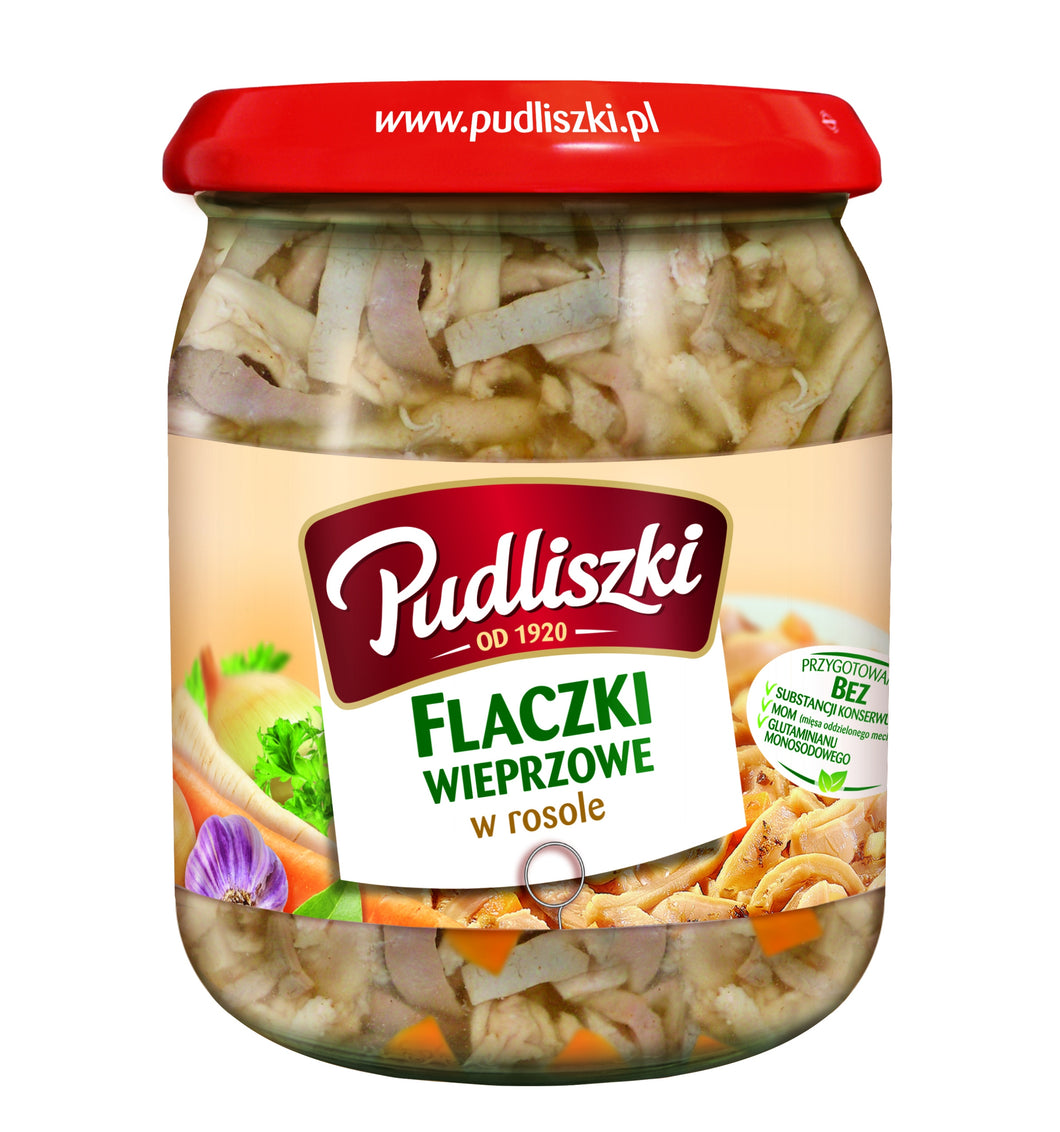 Pudliszki Flaczki Wieprzowe W Rosole 500 g