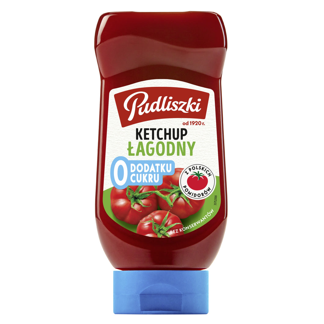 Pudliszki Ketchup Zero Bez Dodatku Cukru 440 g