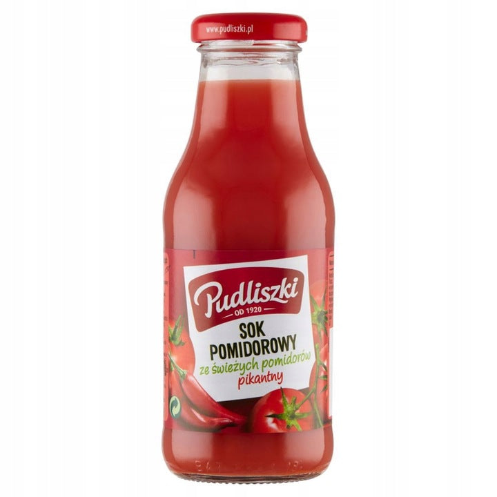 Pudliszki Sok Pomidorowy Ze Świeżych Pomidorów Pikantny 290 ml