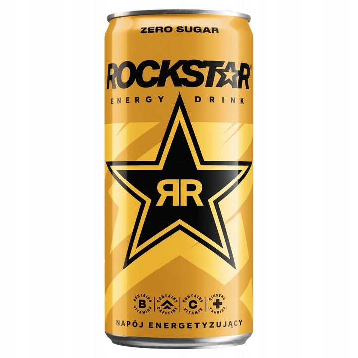ENERGY DRINK ROCKSTAR ZERO PUSZKA 250ML