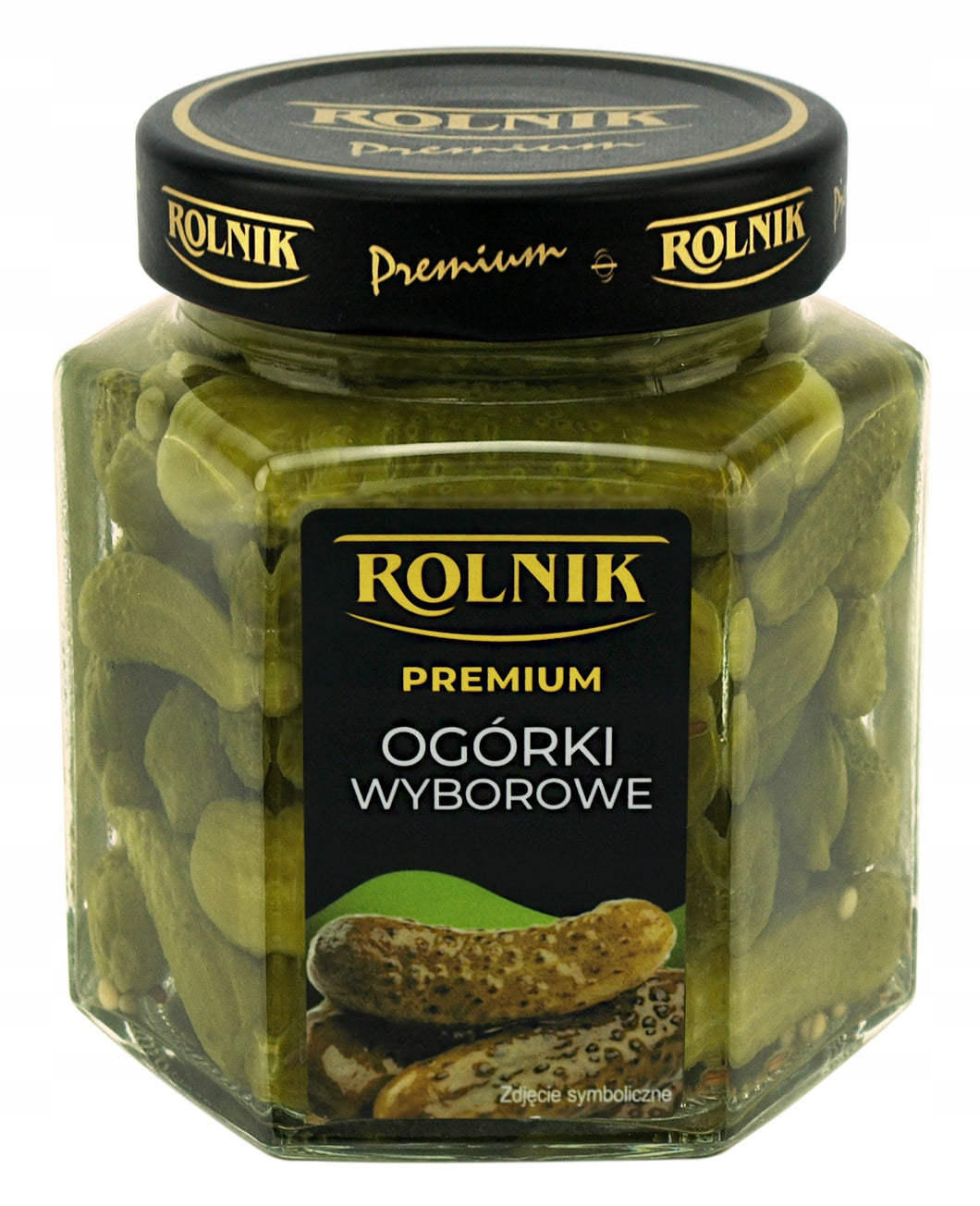 Rolnik Ogórki Wyborowe Premium Pasteryzowane 314ml