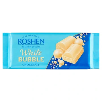 Roshen Czekolada Biała Z Bąbelkami 80g