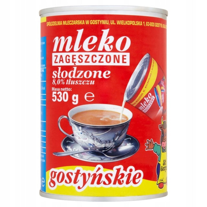 Gostyń Mleko Zagęszczone Słodzone 533g