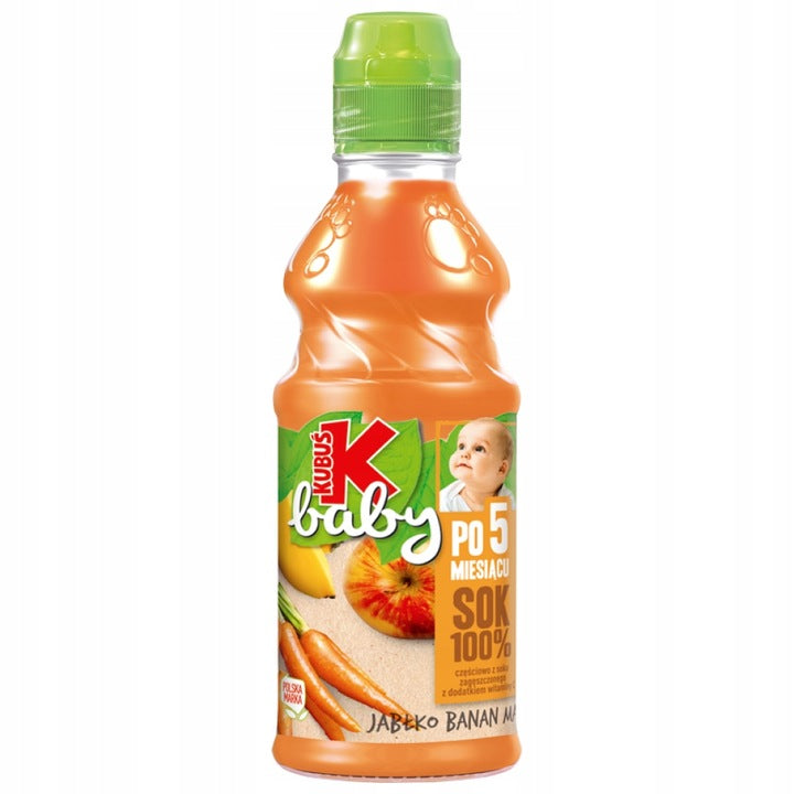 KUBUS BABY 100% JABL BAN MAR 300ML PET