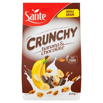 Sante Crunchy Bananowe Z Czekoladą 350g