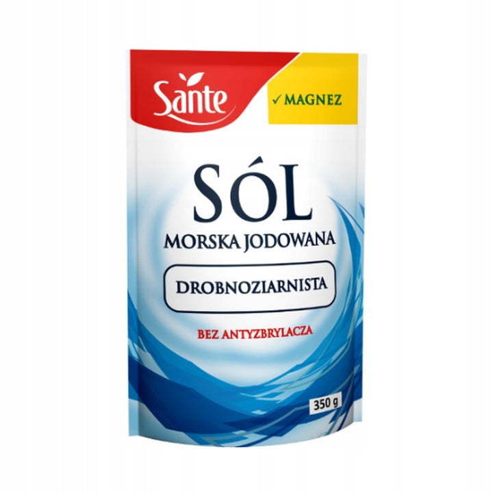 Sante Sól Morska Drobnoziarnista 350 g