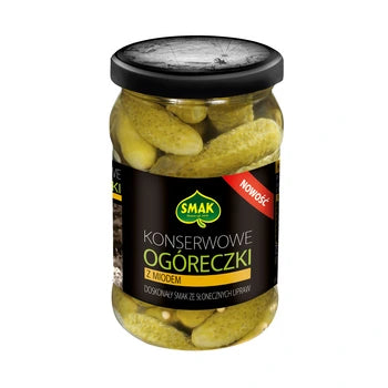 Smak Konserwowe Ogóreczki Z Miodem 300g