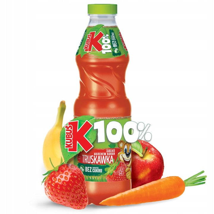 Sok Kubuś 100% Truskawka Banan 850ml