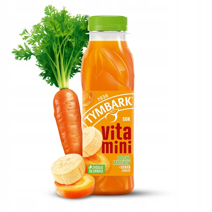 Tymbark Sok Vitamini Banan Marchew Jabłko 300ml