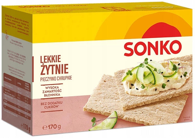 Sonko Pieczywo Lekkie Żytnie 170g