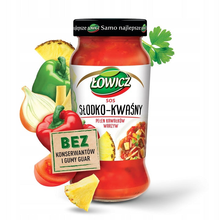 Łowicz Sos Słodko Kwaśny 520