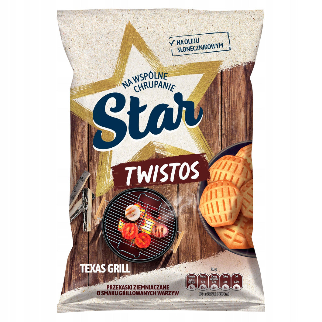 Frito Lays Chrupki Star Twistos Texas Grill 70g