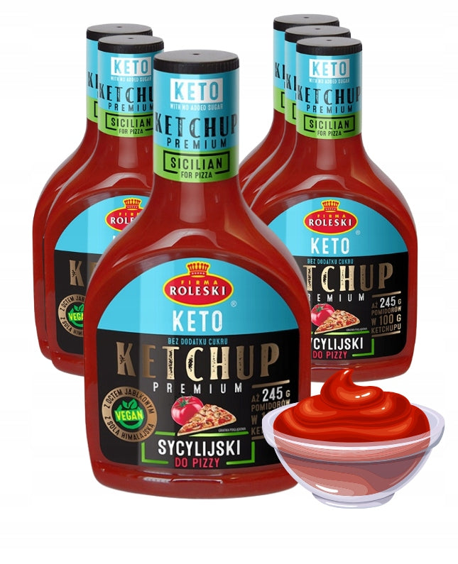 Roleski Ketchup Premium Keto Sycylijski 425